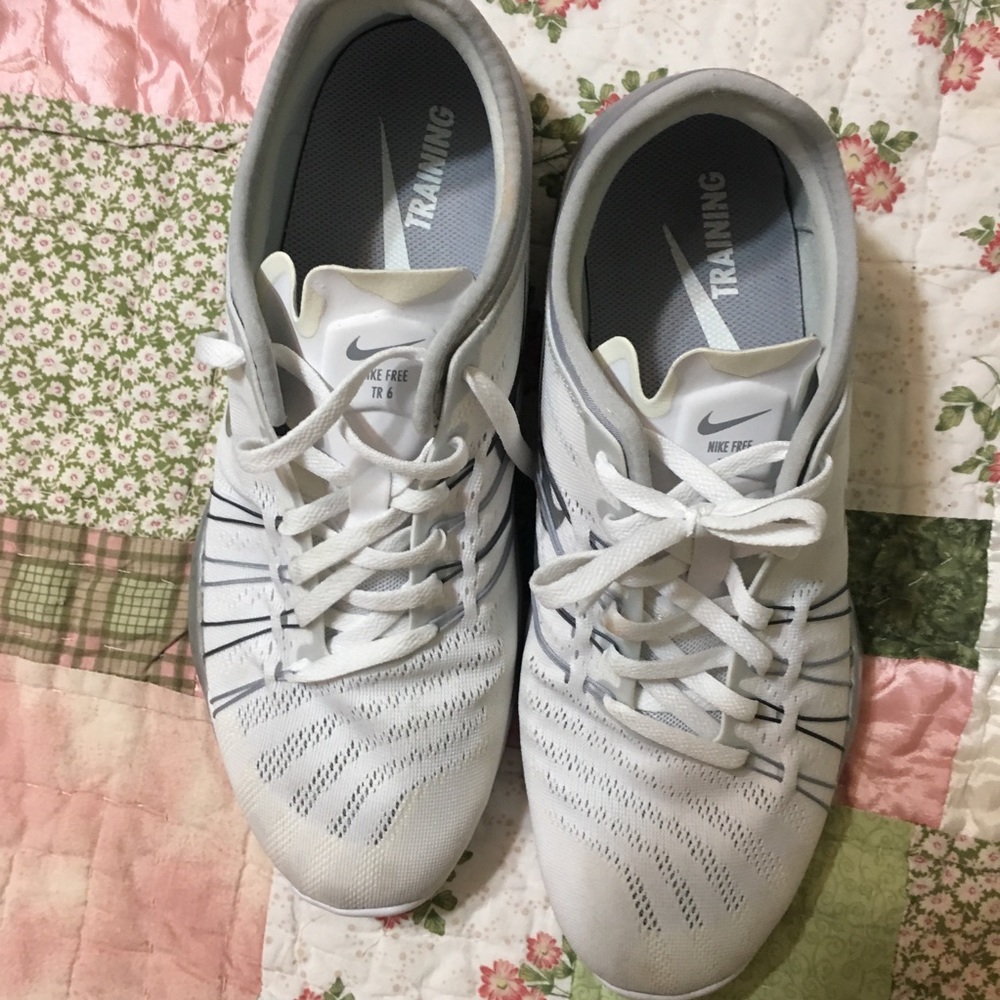 One pair of Nike trainers